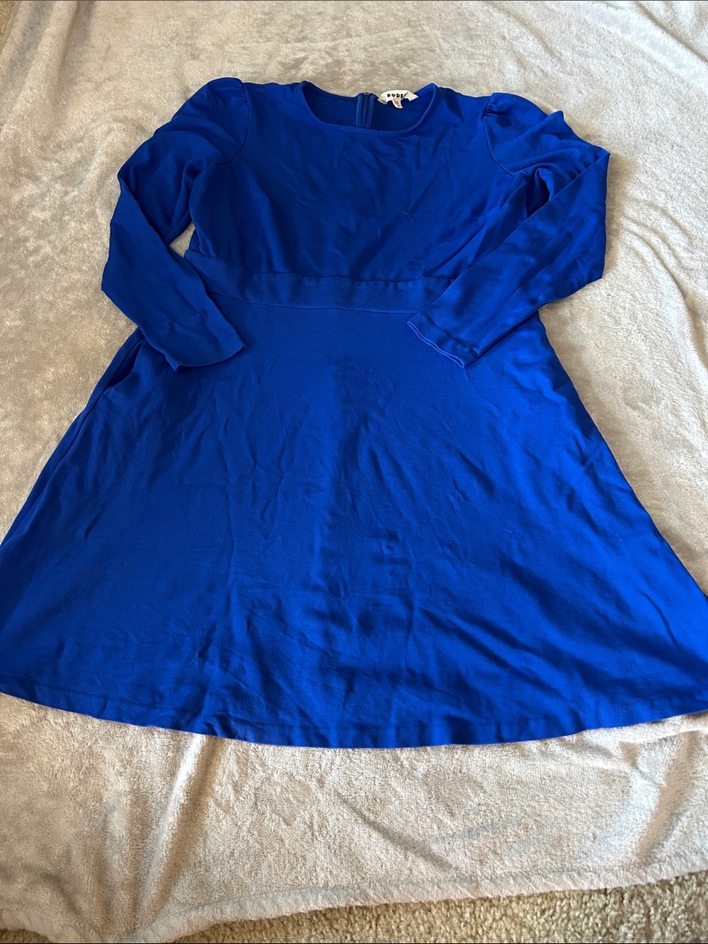 Boden long sleeve skater dress